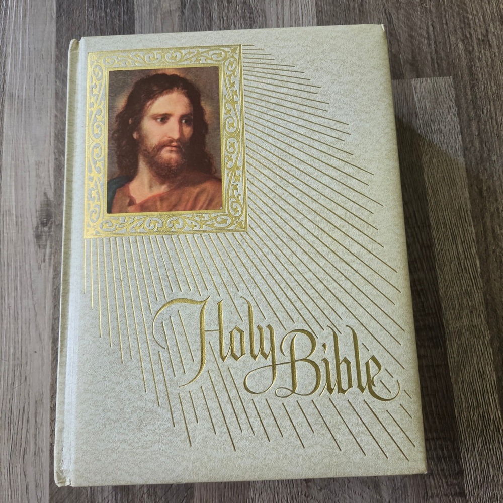 The New American Bible 1971-1972 Edition Fireside Family Edition Very Good